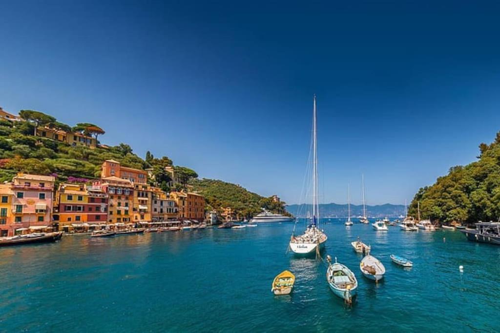 Portofino - Appartamento Vista Mare - Rooftop Terrazzo - In Centro Citta - Free Wifi Rapallo Exterior foto
